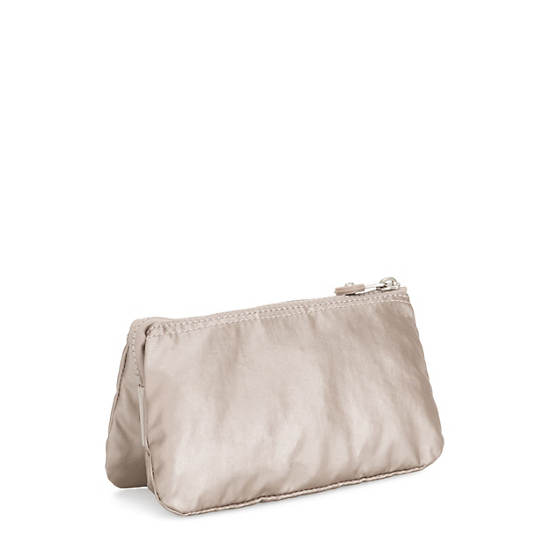 Kipling Creativity Large Metallic Pouch Väska Rosa | SE 1131AH